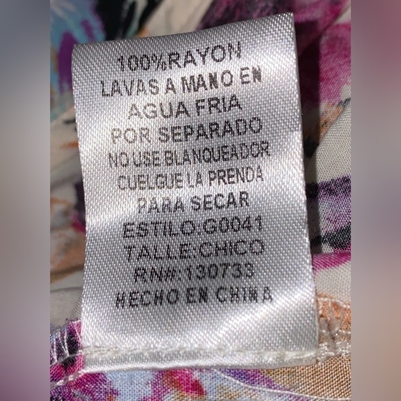 Umgee Floral‎ Romper Dainty Feminine Women S Boho Prairie Cottagecore Rayon - Picture 4 of 7